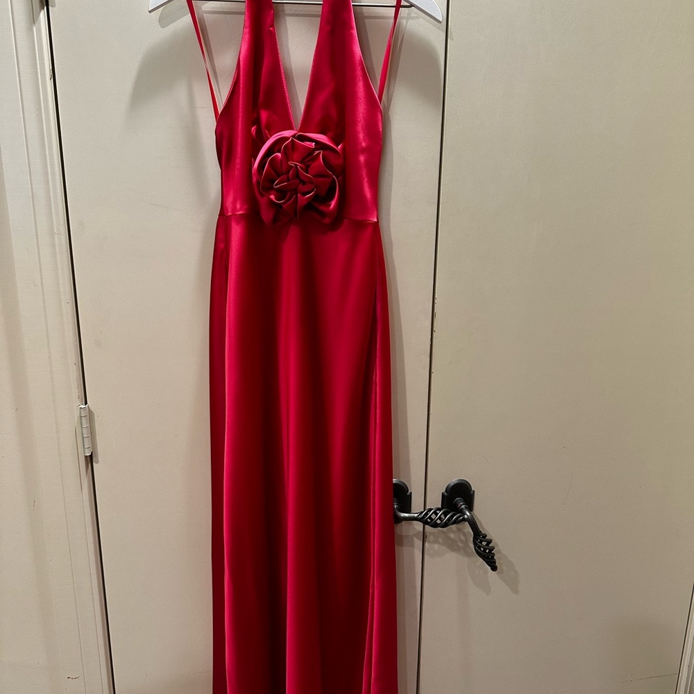 Antonio Melani formal hot pink rose dress